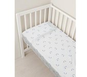 Manta de cuna con estampado de ositos