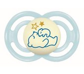 Mam - Chupete Perfect Night silicona brillante +6 meses azul