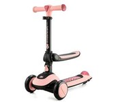 Kinderkraft - Patinete Tri-scooter Halley Rosa