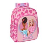 Safta - Mochila infantil adaptable a carro Barbie Love