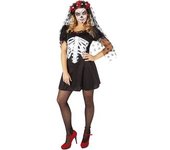 Disfraz multicolor de Frida Catrina para mujer