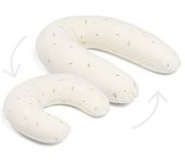 Doomoo - Cojín lactancia Twisty 2 en 1 Sweety Cream