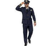 Disfraz de piloto de aviones para hombre S