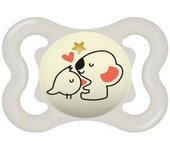 Mam - Chupete Supreme Night silicona brillante 2-6 meses neutro