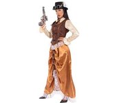 Disfraz de Steampunk largo para mujer M