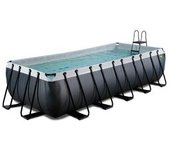 Exit - Piscina Black Leather 540 x 250 x 122 cm con filtro de cartucho