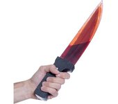 Cuchillo psycho de plástico para disfraces
