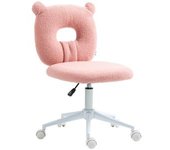 Homcom - Silla infantil de borreguito Rosa