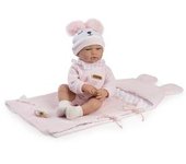 Muñeca Andrea Pelele rosa 38 cm