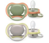 Philips Avent - 2 chupetes Ultra Air Neutro (6-18m)
