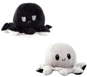 Pulpo de peluche reversible (varios colores)