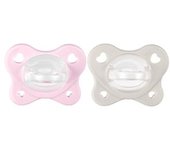 Chicco -  Pack 2 chupetes Physio Dual Soft rosa y beige (2-6m)