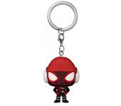 Llavero Funko Pocket Pop! - Spider-man - Miles Morales (vestido de invierno)