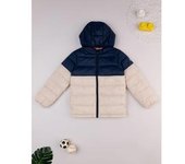 Chaqueta acolchada niño beige reciclada