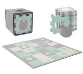 Kinderkraft - Alfombra de espuma Puzzle 3D Verde