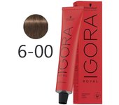 Schwarzkopf - Tinte Permanente Igora Royal 6-00 Rubio Oscuro Natural Intenso 60 ml 4333 4333 4045787206883 Royal SCHWARZKOPF