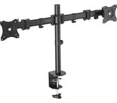 Digitus Soporte Dual con Sujeción Inclinable para Monitores 15"/27" VESA 100x100 Max 16Kg