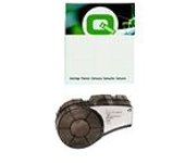 Q-Nomic M21-375-595-OR cinta de vinilo negro sobre naranja 9,53 mm x 6,40 m