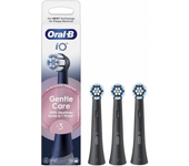 Braun Recambio de cepillo de dientes Oral B IO Gentle Care Negro (3 unidades)