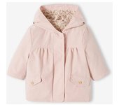 VERTBAUDET Parka 3 en 1 bebé con chaqueta acolchada desmontable rosa maquillaje