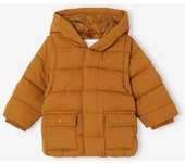 VERTBAUDET Chaqueta acolchada con mangas desmontables para bebé caramelo
