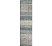Wecon Home Alfombra tejida a mano con rayas 80x230