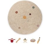 Lorena Canals Alfombra infantil lavable sistema solar