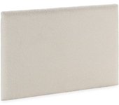 HOMN Cabecero 90x60 cm tela borreguito beige