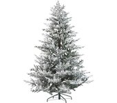 Beliani Árbol de navidad blanco verde 210 cm