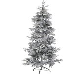 Beliani Árbol de navidad efecto nieve 180 cm