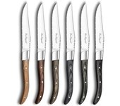 Lou Laguiole Estuche de 6 cuchillos carne  multicolor
