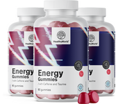 HealthyWorld® 3x Energy - Gominolas para aumentar la energía, en total 270 gominolas