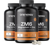 OnEnergy 3x ZM6 - Magnesio con zinc, en total 540 cápsulas