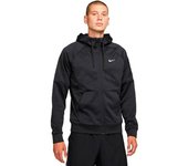 Nike - Chaqueta Therma-Fit Hoodie, Hombre, Black-White, L