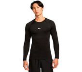 Nike - Camiseta Manga Larga Pro Dri-Fit, Unisex, Black-White, 2XL