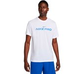 - Camiseta M Nk Df Tee Db Nike Pro, Hombre, White, L