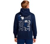 Nike - Sudadera Club Moon, Hombre, Obsidian-Game Royal, L