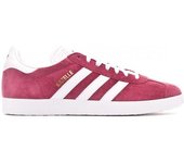Adidas - Zapatilla Gazelle, Unisex, Collegiate Burgundy-White-Gold Metallic, 9,5 UK