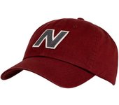 New Balance - Gorra 6 Panel Block N Snapback, Unisex, Red