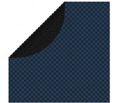 vidaXL Cubierta Solar De Piscina De Pe Flotante Negro Y Azul 527 Cm