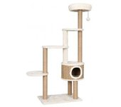 vidaXL Árbol Para Gatos Cojín Lujo Poste Rascador Hierba Marina 148 Cm