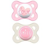 Pack Mam Doble Rosa Chupete Silicona Original 0-6 M 1 Ud