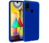 Cool Funda Silicona Azul para Samsung Galaxy M31 M315