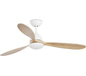Faro Poros Ventilador de Techo con Luz y Mando 26W Blanco