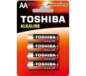 Toshiba Alkaline LR6 Pack de 4 Pilas AA Alcalinas 1.5V