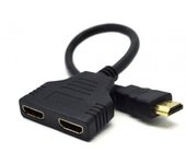 Gembird Cable HDMI 2.0 a 2x HDMI 2.0 Macho/Hembra Negro