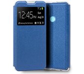 Cool Funda Flip Cover Liso Azul para Realme C21y/C25y