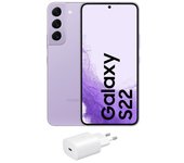 Samsung Galaxy S22 5G 128GB Morado Libre + Cargador 25W