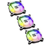 Lian-Li Bora Digital Pack 3 Ventiladores 120mm ARGB Plata