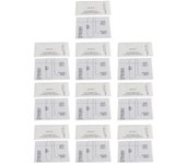 10 Juegos Kit de Pantalla de Filtro de Fibra Accesorios para Aspiradora Apto para Serie Miele FJM GN Blanco
